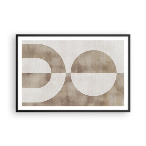 Plagát v čiernom ráme - Podobnosti a rozdiely - 91x61 cm