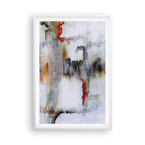 Plagát v bielom ráme - Paličkou po vode - 61x91 cm