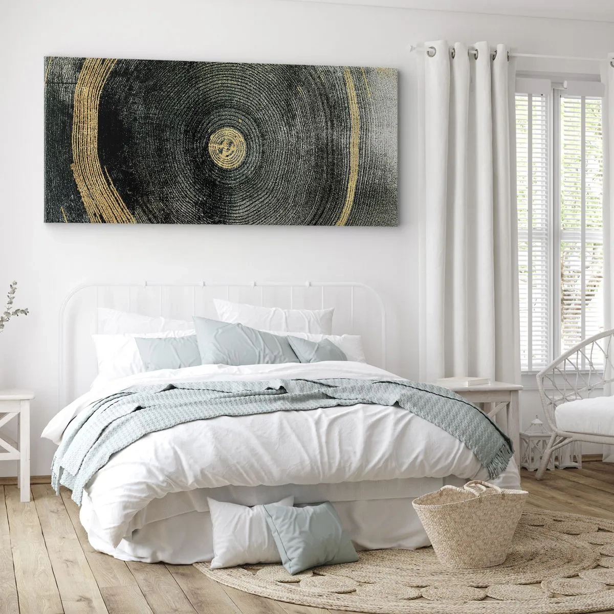 Obraz na plátne - Zmena a trvanie - 90x30 cm