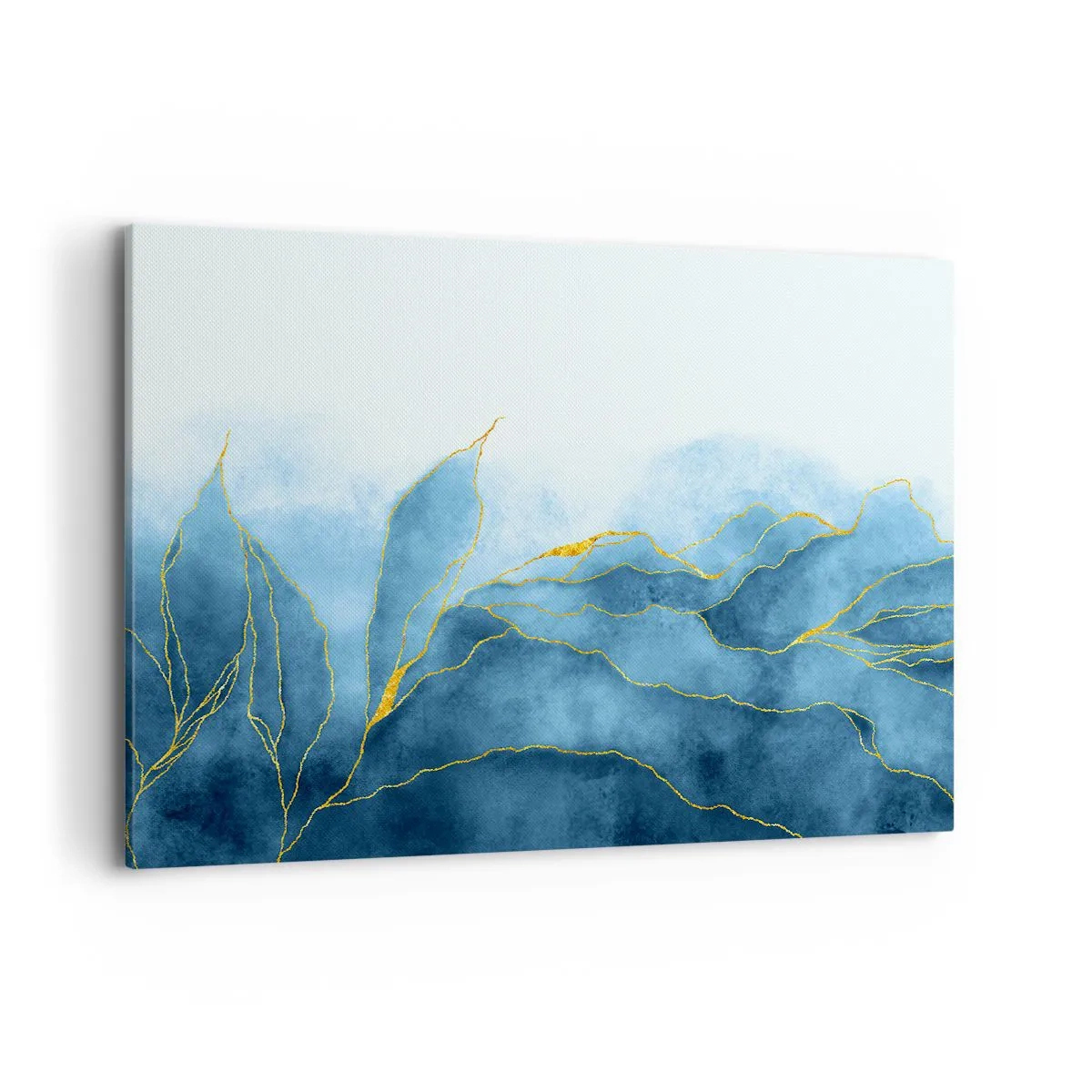 Obraz na plátne - Blankyt v zlate - 100x70 cm