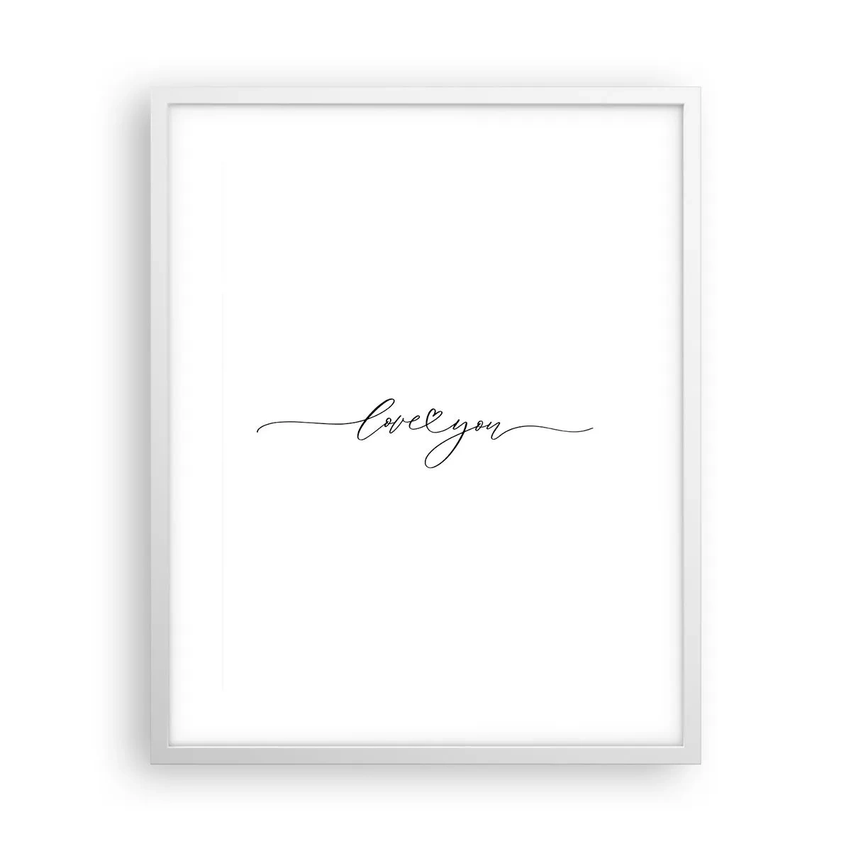 Plagát v bielom ráme - Čierne na bielom - 40x50 cm