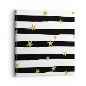 Obraz na plátne - Všetci sme sa narodili pod šťastnou hviezdou - 30x30 cm