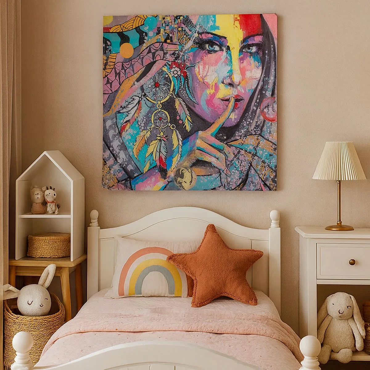 Obraz na plátne - Mlč, než pochopíš - 30x30 cm