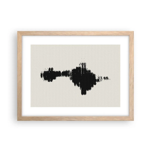 Plagát v ráme zo svetlého duba - Vibrácie predstavivosti - 40x30 cm