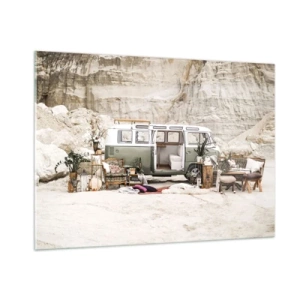 Obraz na skle - Cesta práve začína - 100x70 cm