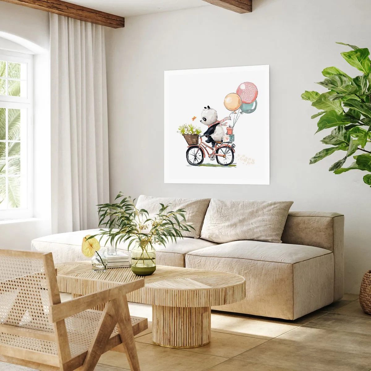 Plagát - Šťastný deň - 50x50 cm