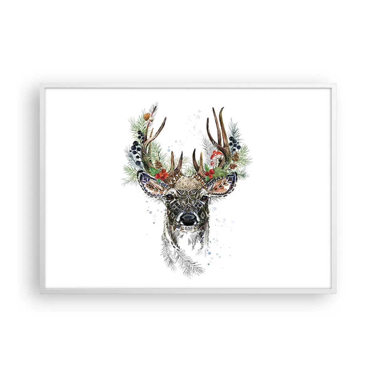 Plagát v bielom ráme - V slávnostnom rúchu - 100x70 cm