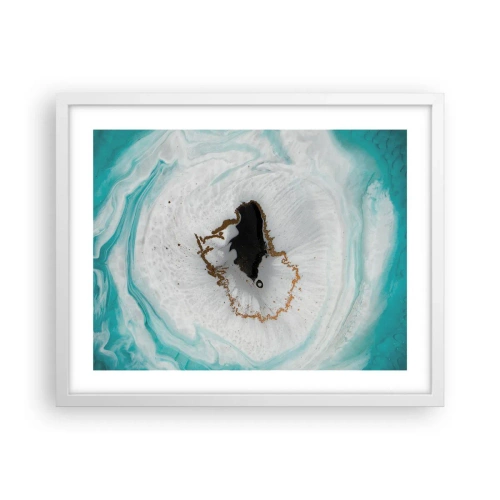 Plagát v bielom ráme - Preniknúť dovnútra - 50x40 cm