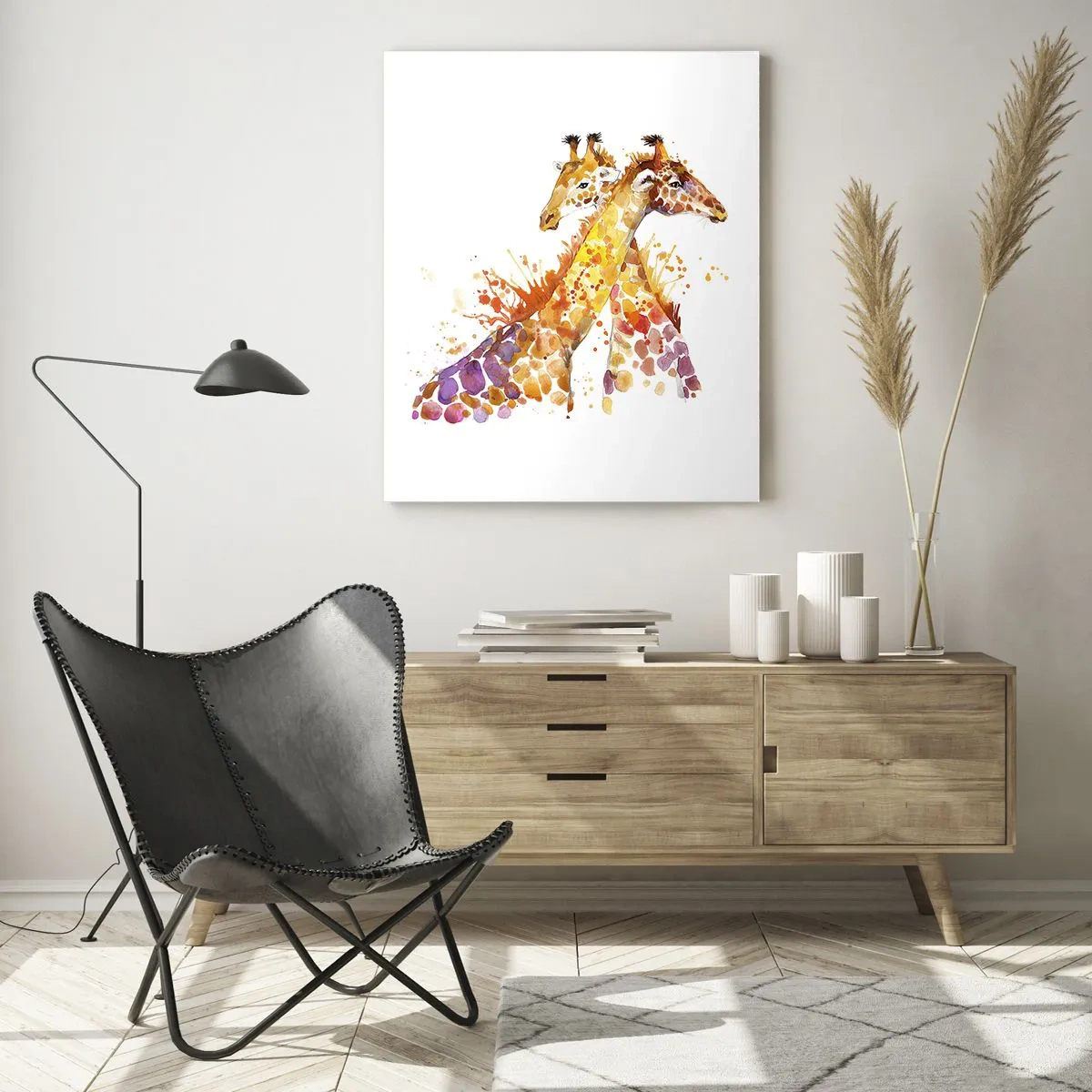 Obraz na skle - Je to priateľstvo alebo je to láska? - 50x70 cm