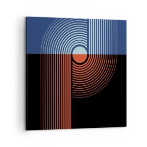 Obraz na plátne - V geometrickom objatí - 50x50 cm