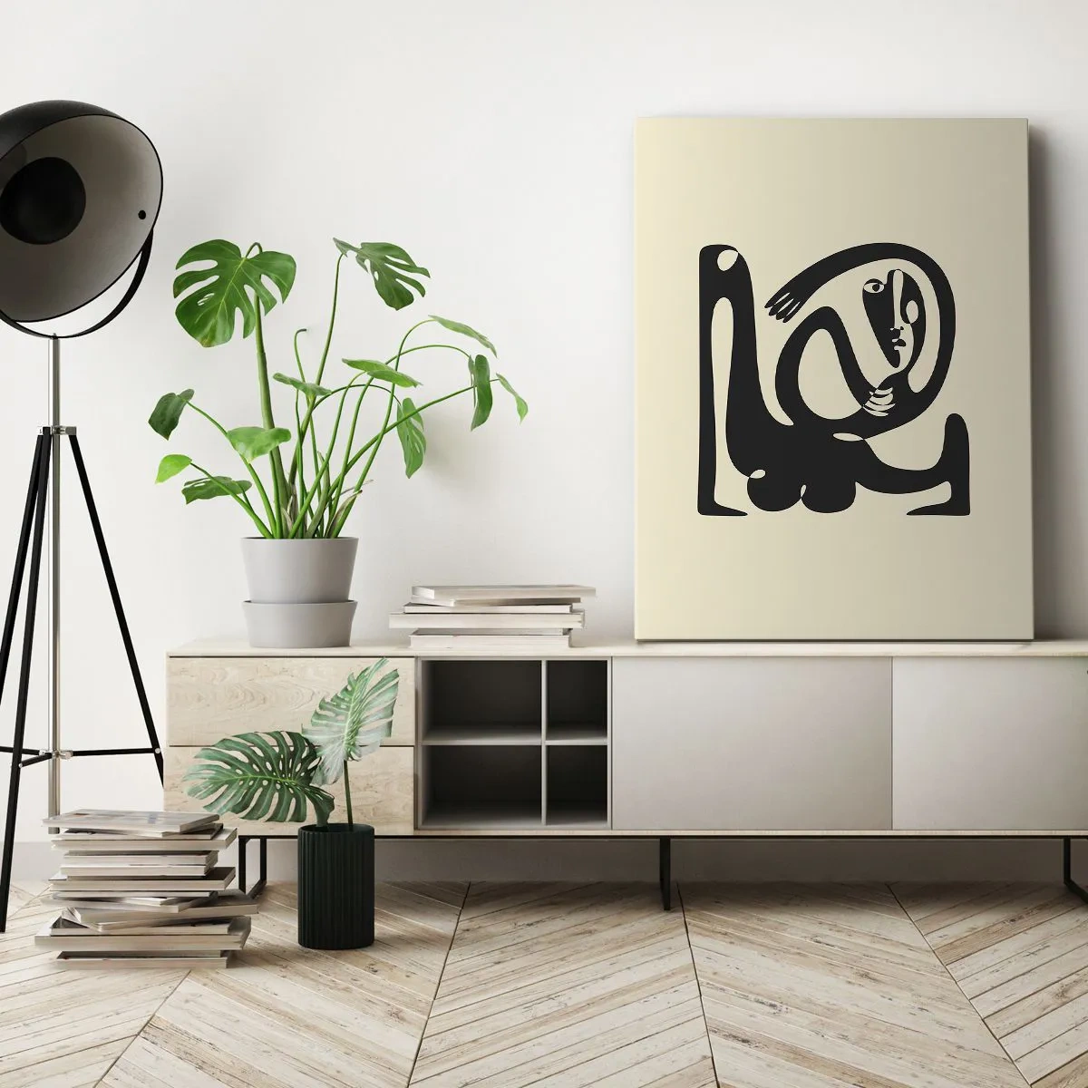Obraz na plátne - Skoro Picasso - 45x80 cm