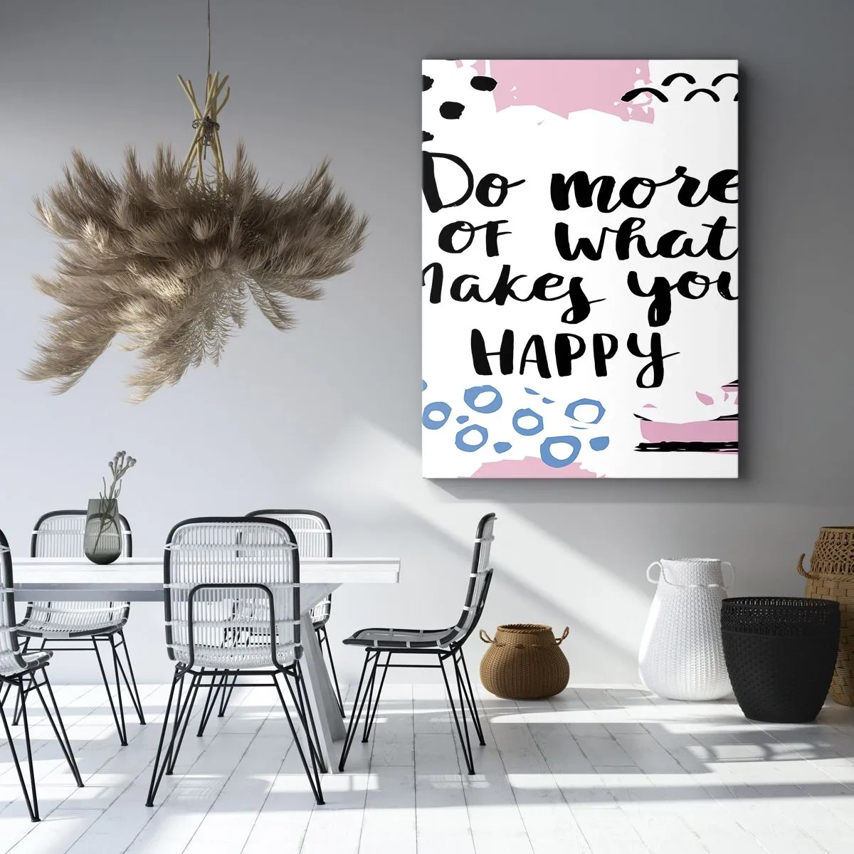 Obraz na plátne - Ako byť šťastný - 50x70 cm