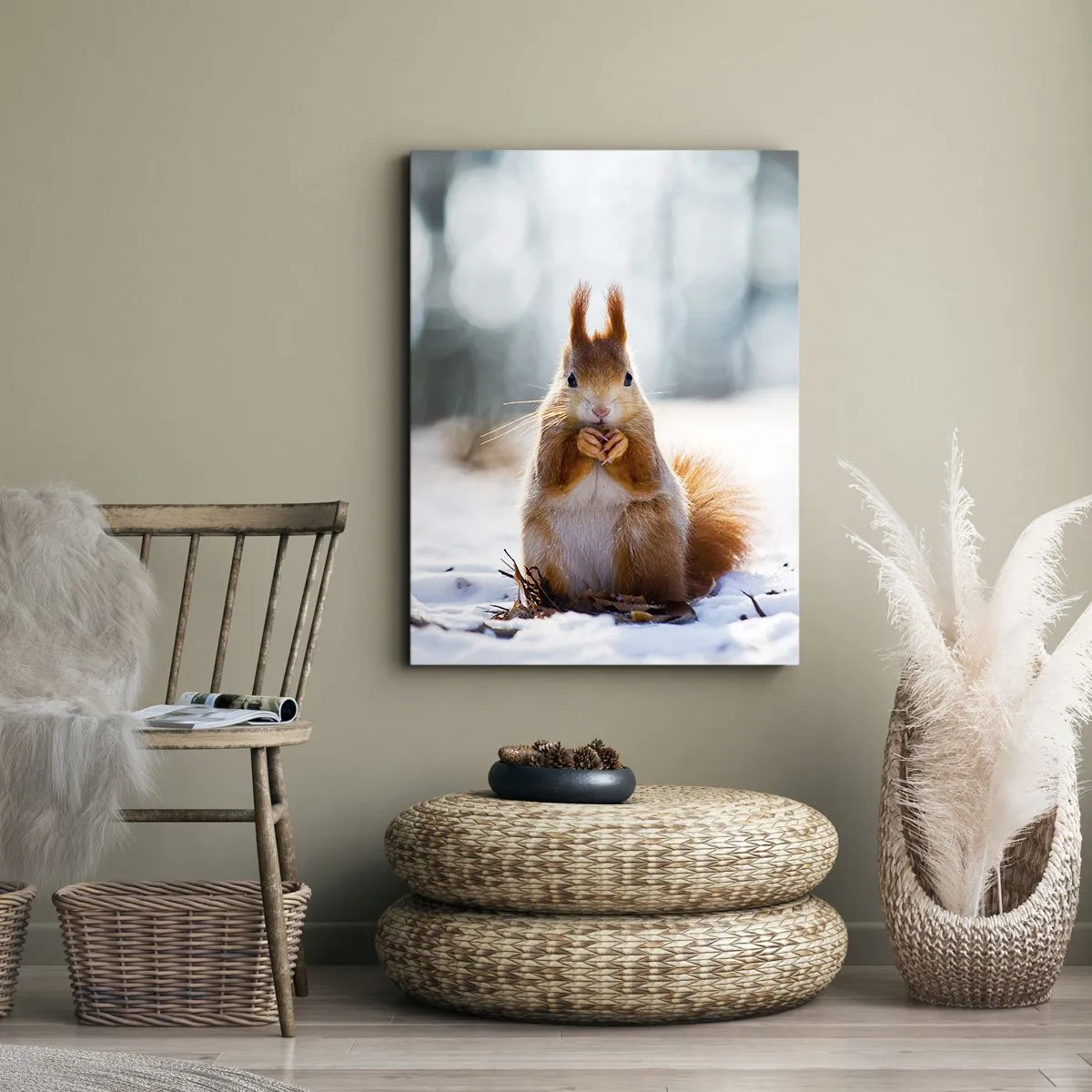 Obraz na plátne - Čo sa tak pozeráš? - 55x100 cm