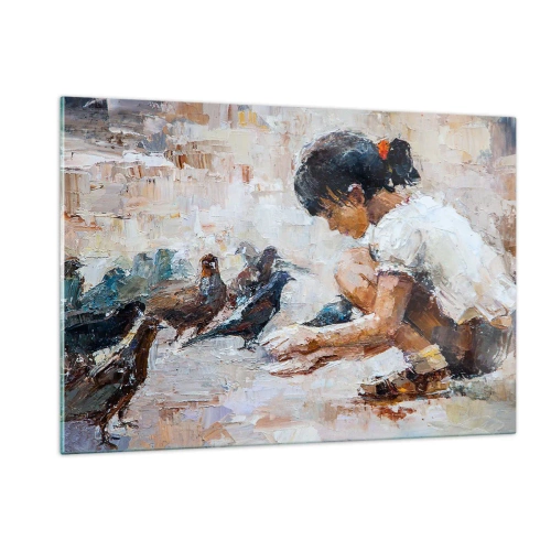 Obraz na skle - Maličkí a najmilší - 120x80 cm