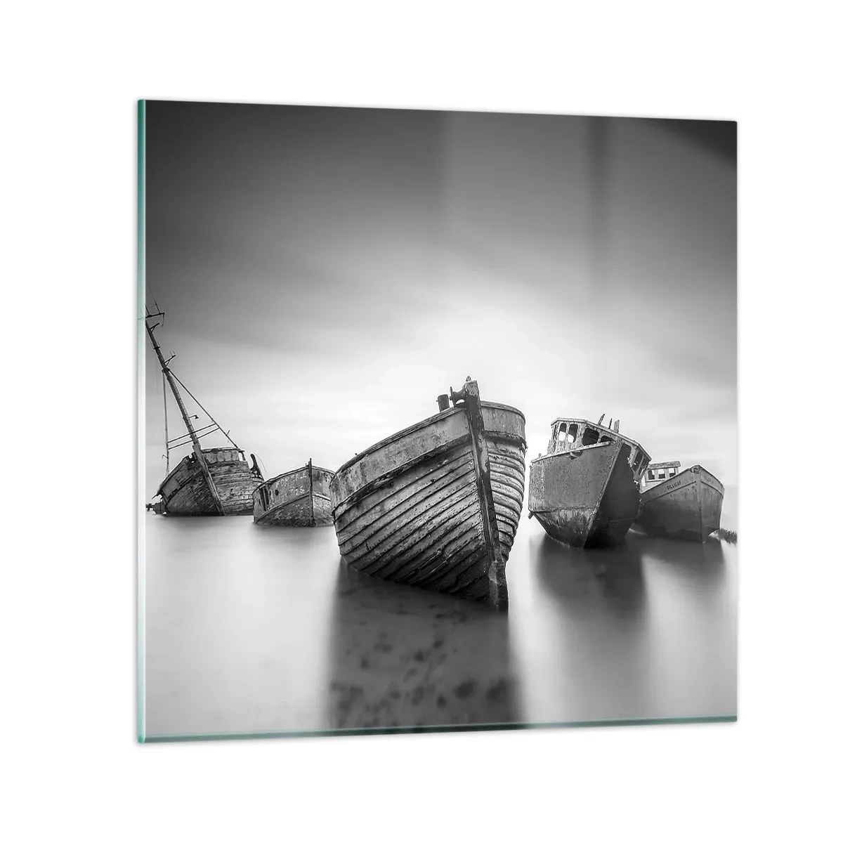 Obraz na skle - Už iba spomienky... - 40x40 cm