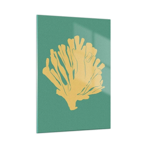 Obraz na skle - Krovie podvodného lesa - 50x70 cm