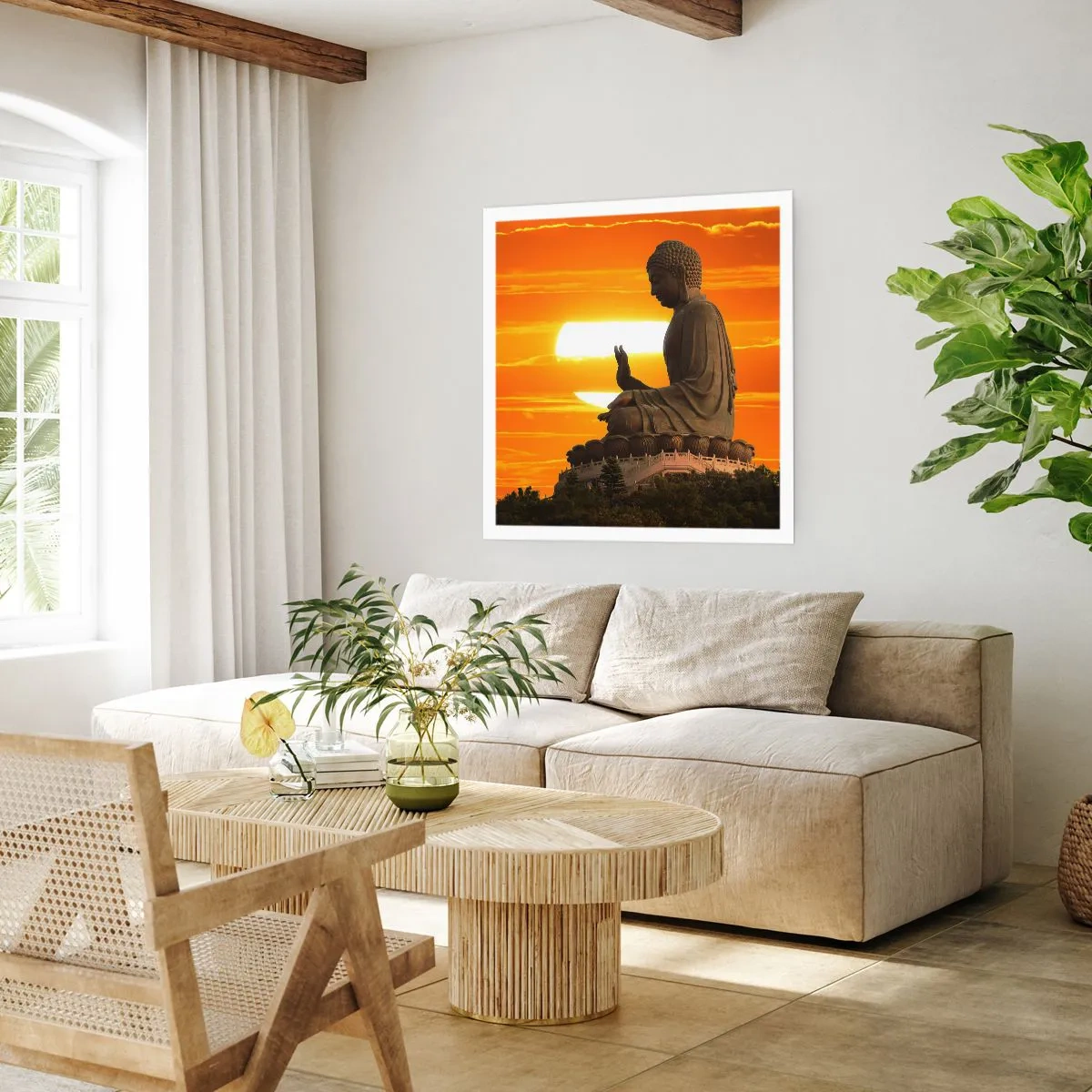 Plagát - Bez strachu zo sveta - 60x60 cm