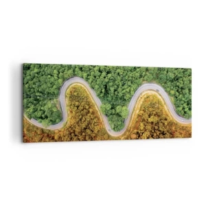 Obraz na plátne - Hranice a prelomy - 100x40 cm