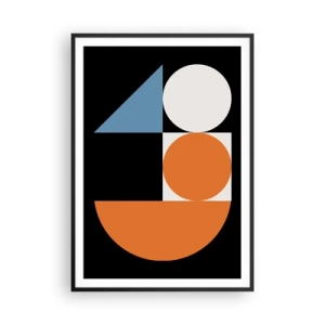 Plagát v čiernom ráme - Figurínový systém - 70x100 cm