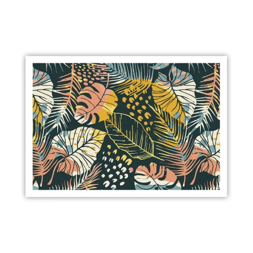 Plagát - Listová fantázia - 100x70 cm