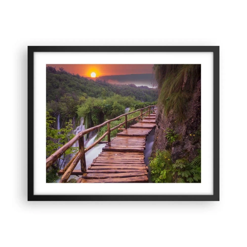 Plagát v čiernom ráme - Neuveriteľná krása - 50x40 cm