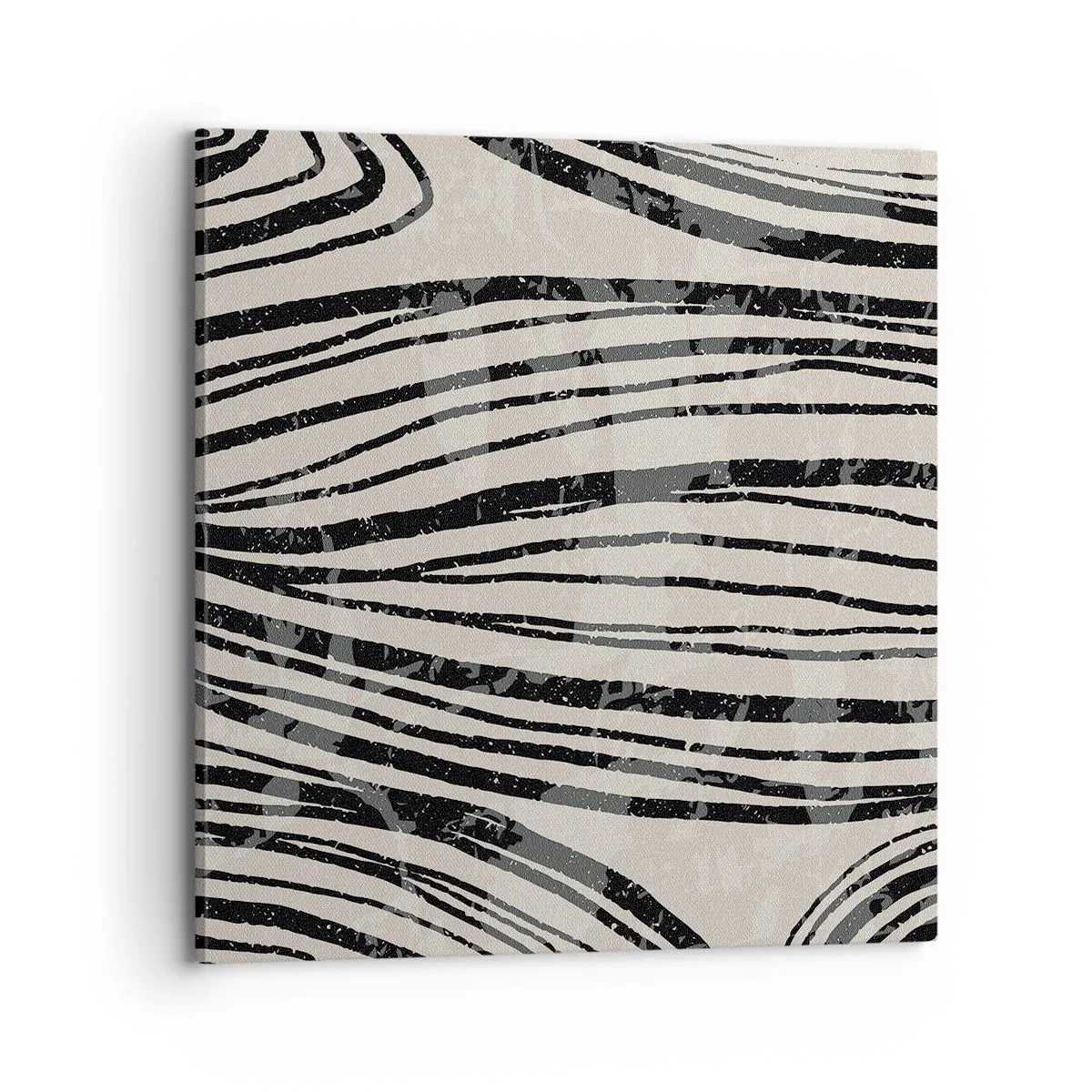 Obraz na plátne - Močiar s líniami - 70x70 cm