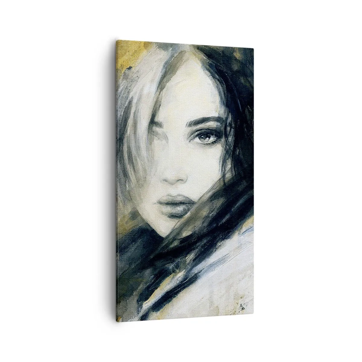 Obraz na plátne - viac nevinná alebo zmyselná? - 55x100 cm