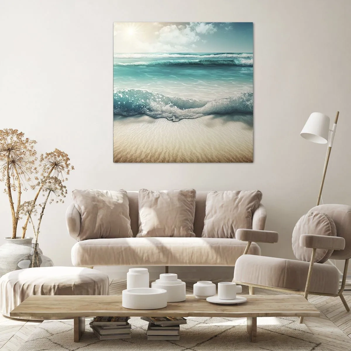 Obraz na plátne - Kľud oceánu - 40x40 cm