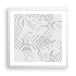 Plagát v bielom ráme - Jednoduché východisko neexistuje - 50x50 cm
