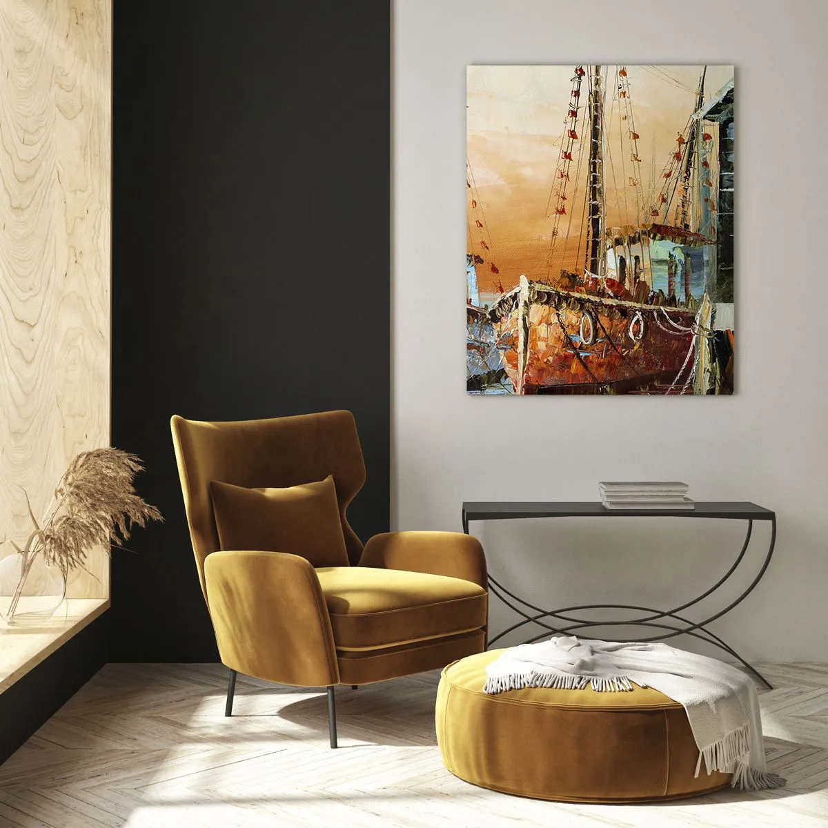 Obraz na skle - Pokojný návrat - 50x70 cm