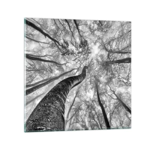 Obraz na skle - Závod ku svetlu - 30x30 cm