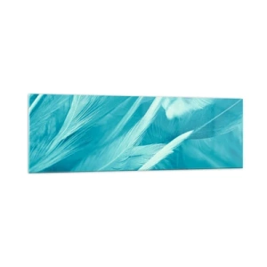 Obraz na skle - Utopiť sa v páperí - 160x50 cm