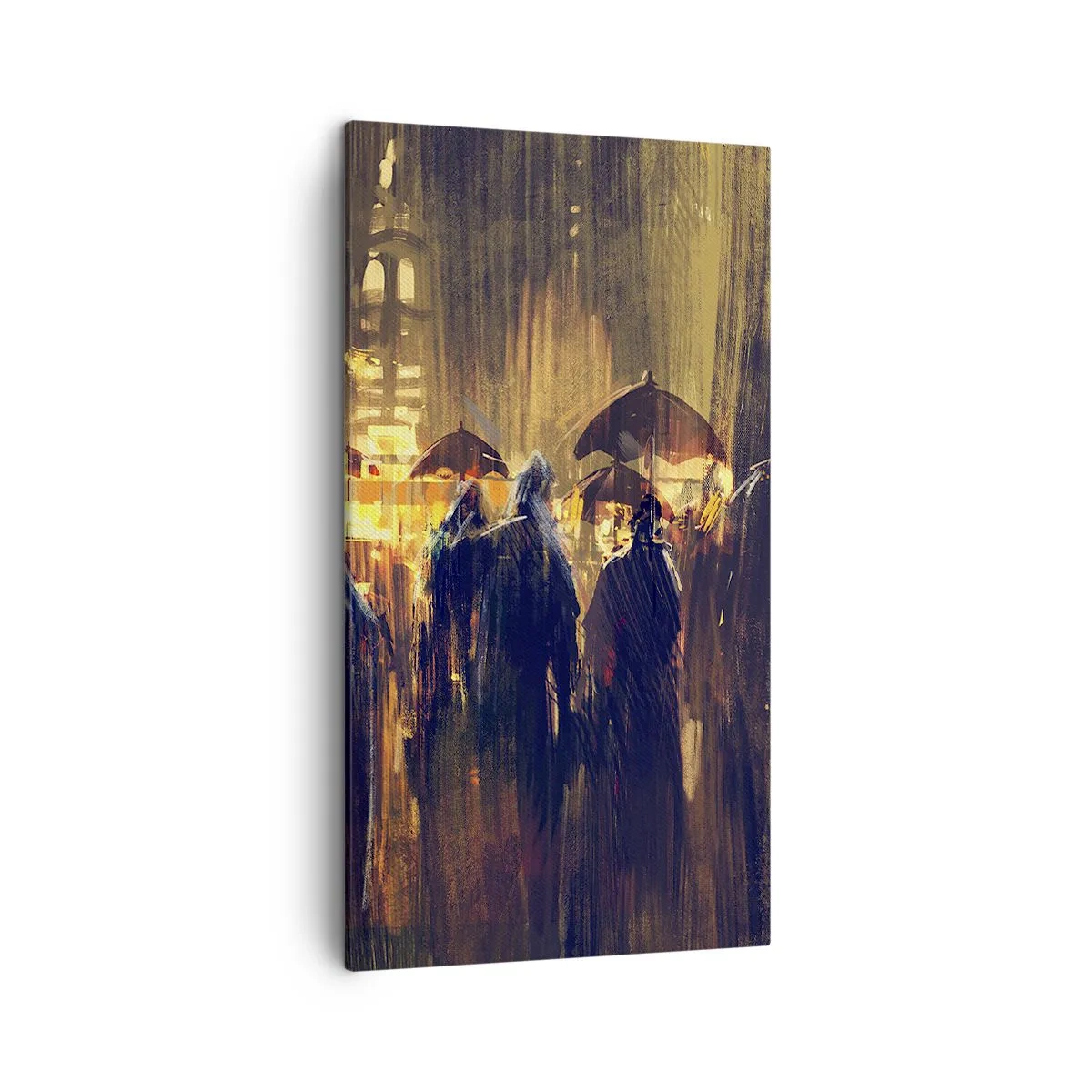 Obraz na plátne - Nasledovníci dažďa - 45x80 cm
