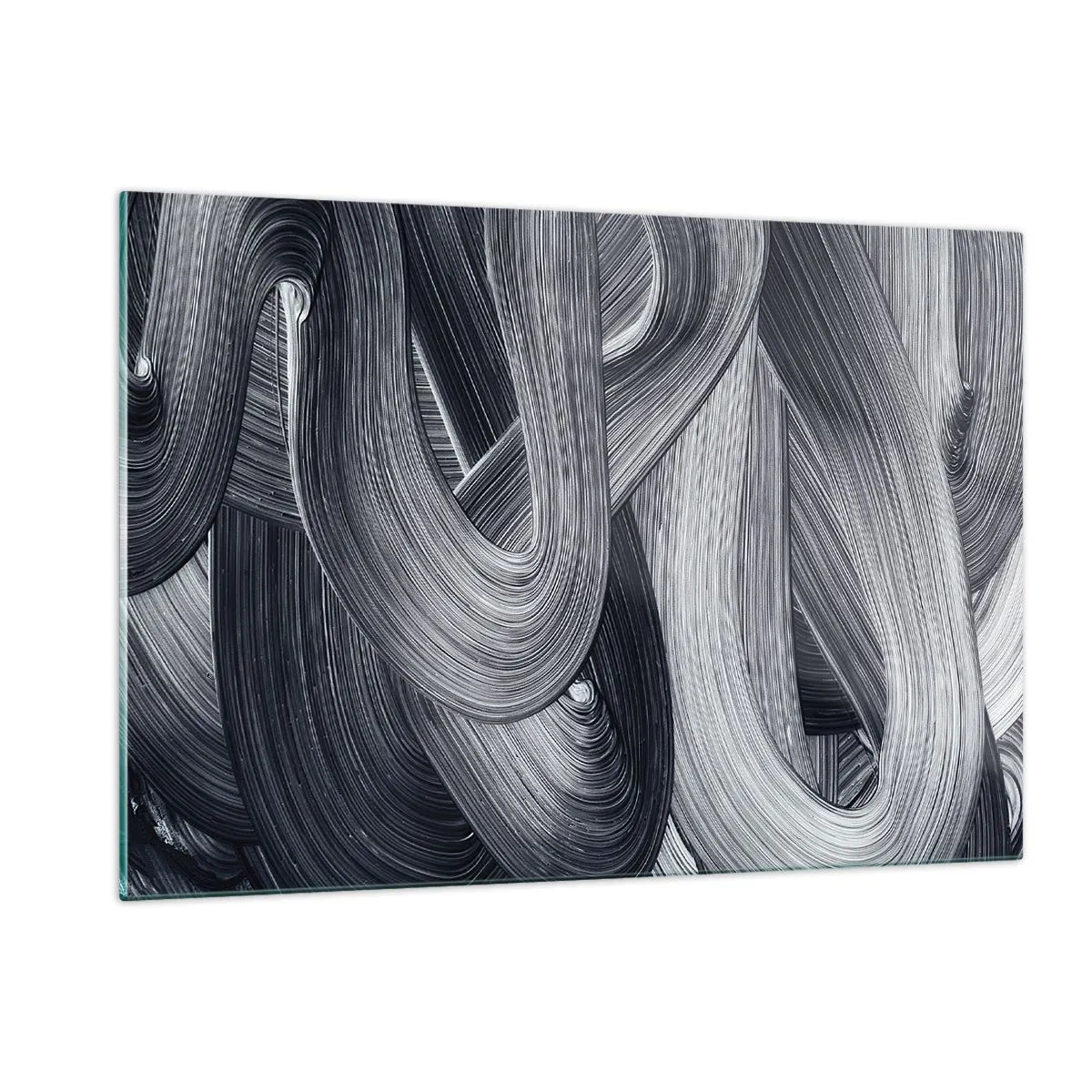 Obraz na skle - Plynulosť reality - 120x80 cm
