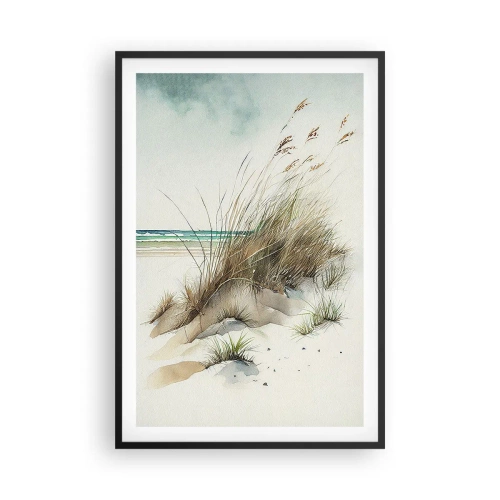Plagát v čiernom ráme - Zahalené v piesku - 61x91 cm