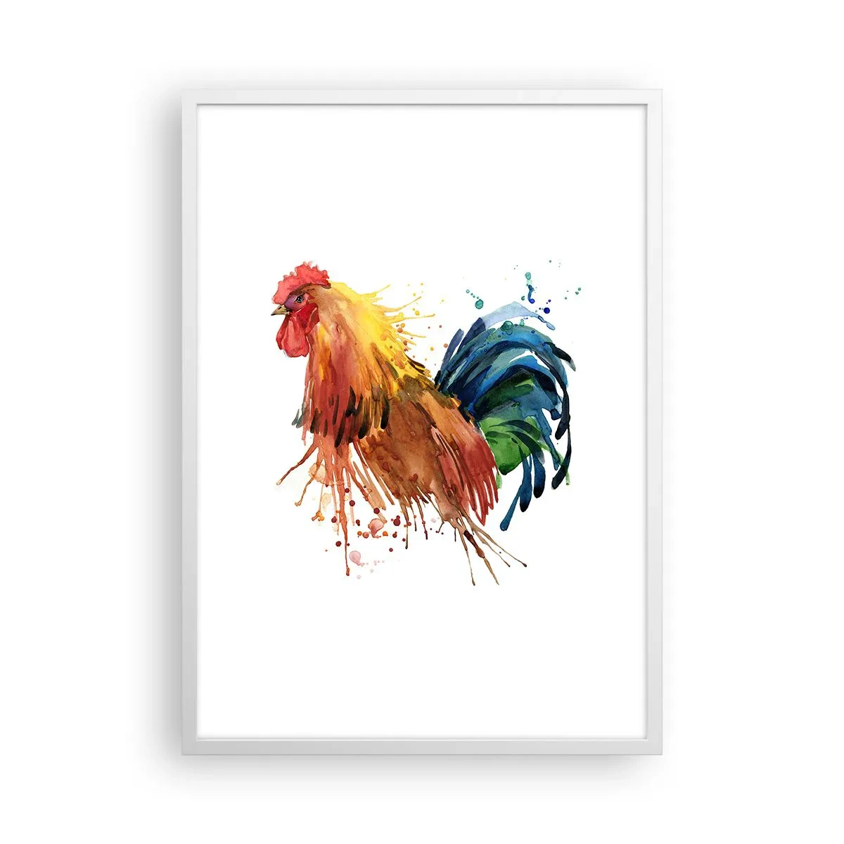 Plagát v bielom ráme - Kráľovský šat, kráľovská pýcha - 50x70 cm