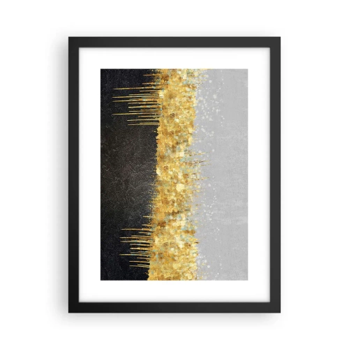 Plagát v čiernom ráme - Dovnútra a nahor - 30x40 cm