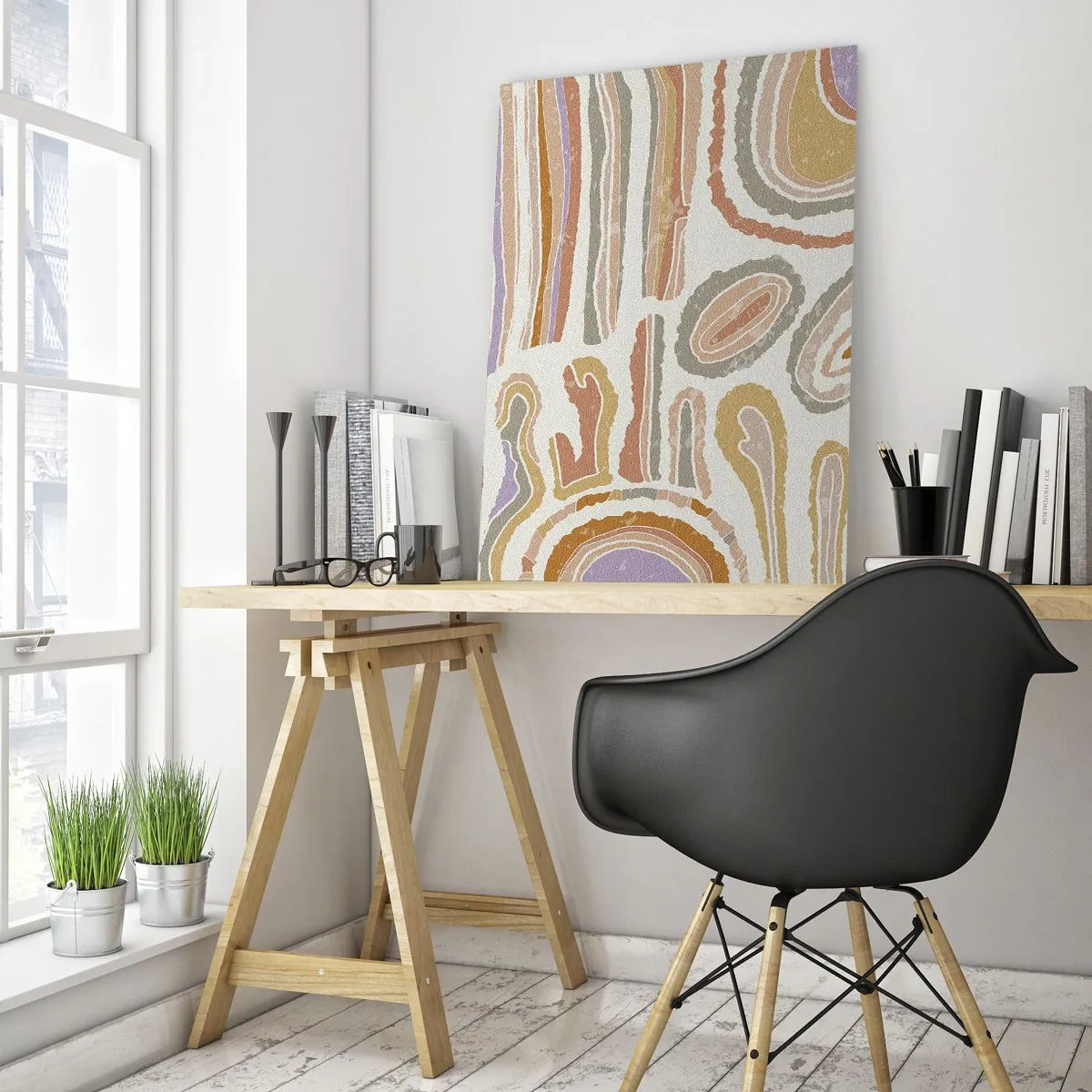 Obraz na skle - Farebné prierezy - 80x120 cm