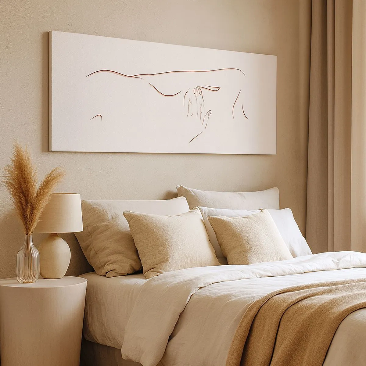 Obraz na plátne - Tvar túžby - 100x40 cm