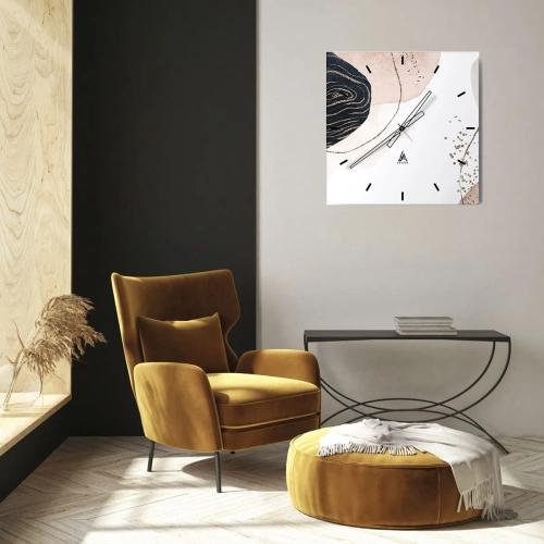 Nástenné hodiny - Všetko plynie - 30x30 cm