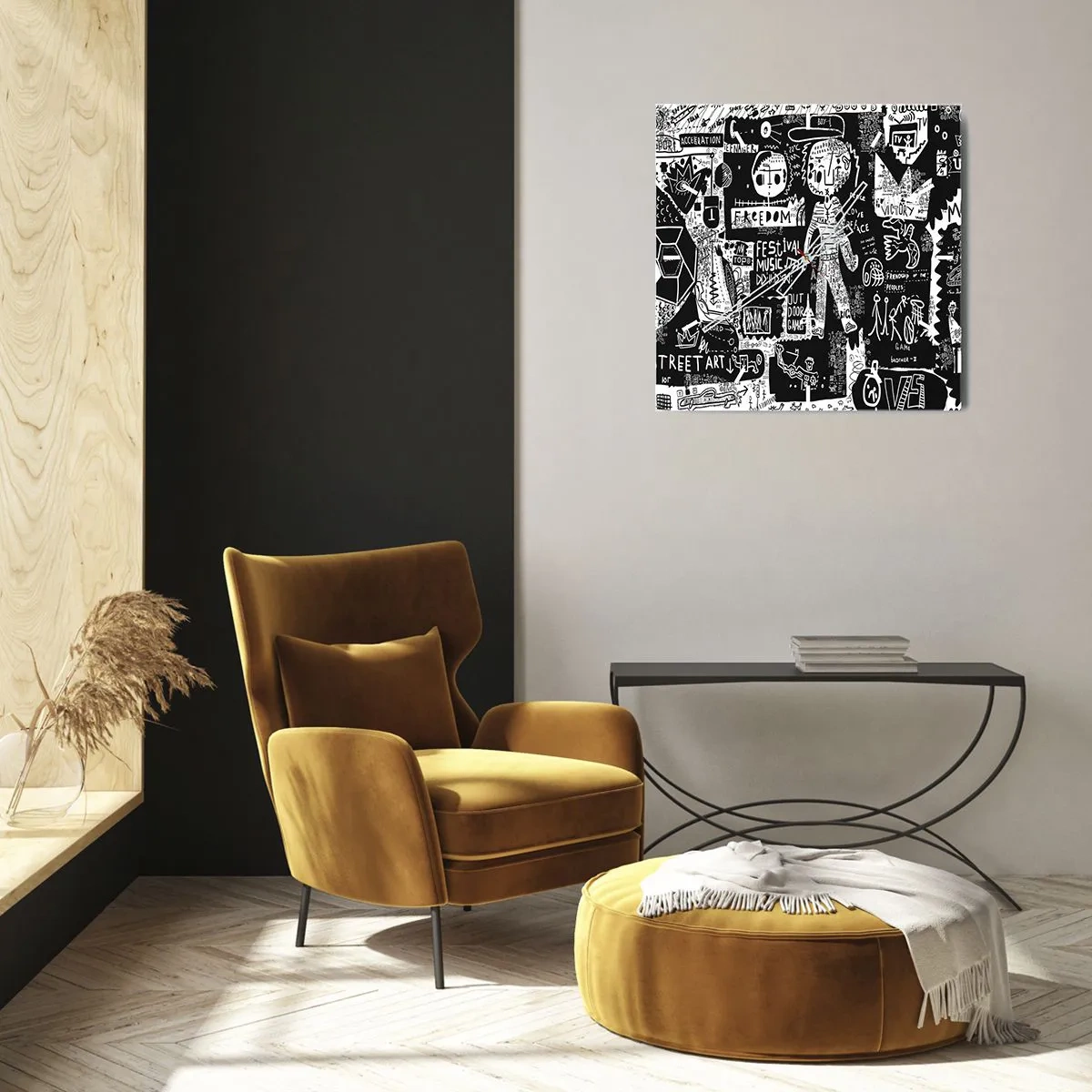 Nástenné hodiny - Práva a radosti duševnej mladosti - 30x30 cm