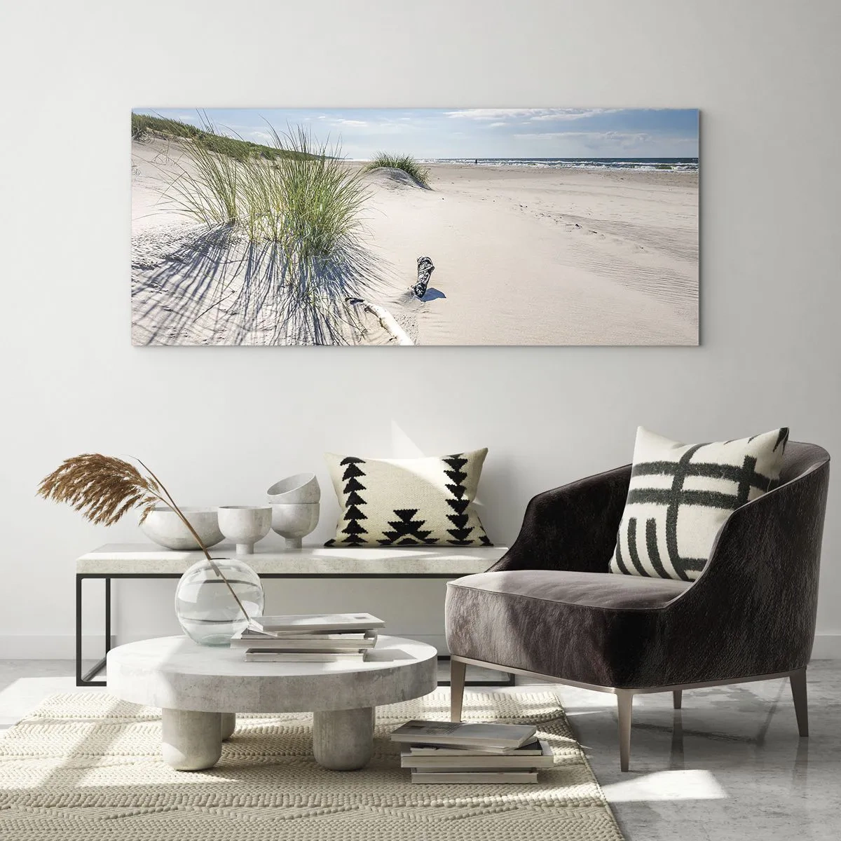Obraz na skle - Najkrajšia? Baltská - 100x40 cm