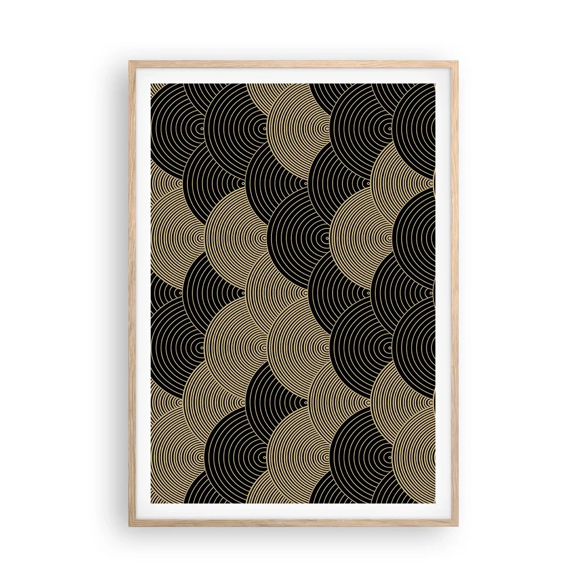 Plagát v ráme zo svetlého duba - Jednota v mnohosti - 70x100 cm