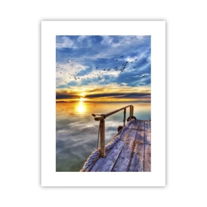 Plagát - Vietor ide odpočívať - 30x40 cm