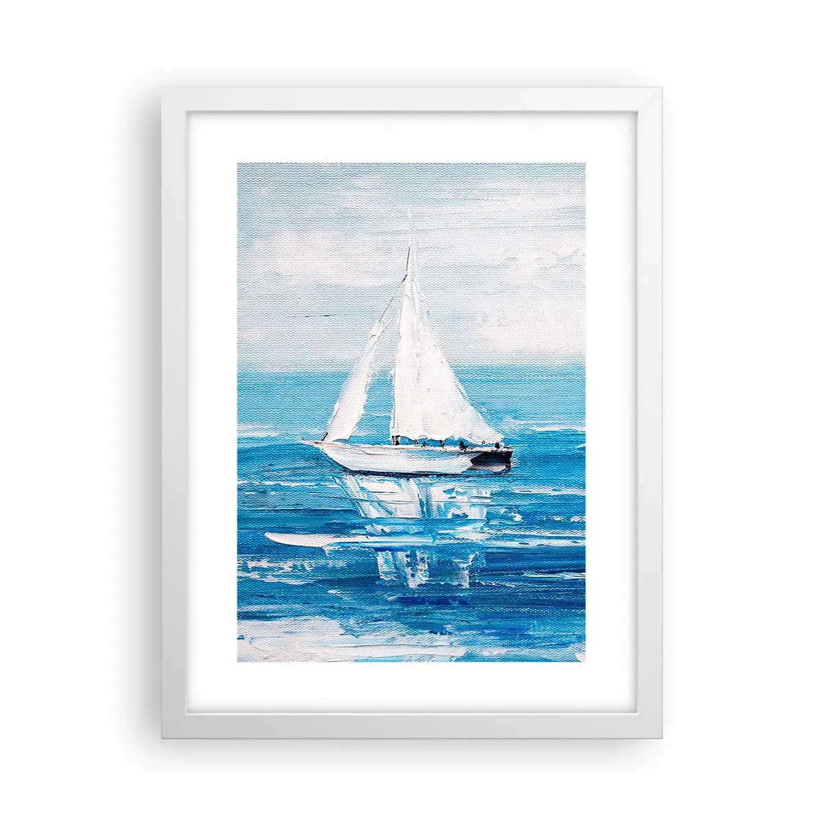 Plagát v bielom ráme - S priateľom po boku - 30x40 cm