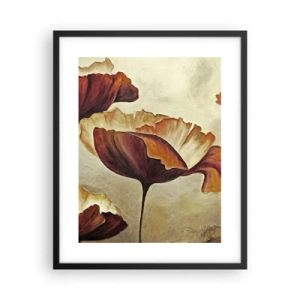 Plagát v čiernom ráme - Lán lúky - 40x50 cm