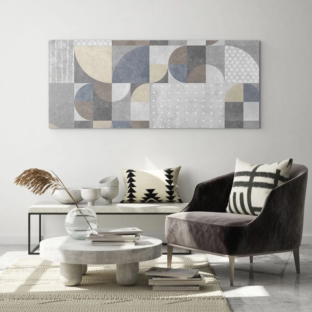 Obraz na skle - Keramická fantázia - 100x40 cm