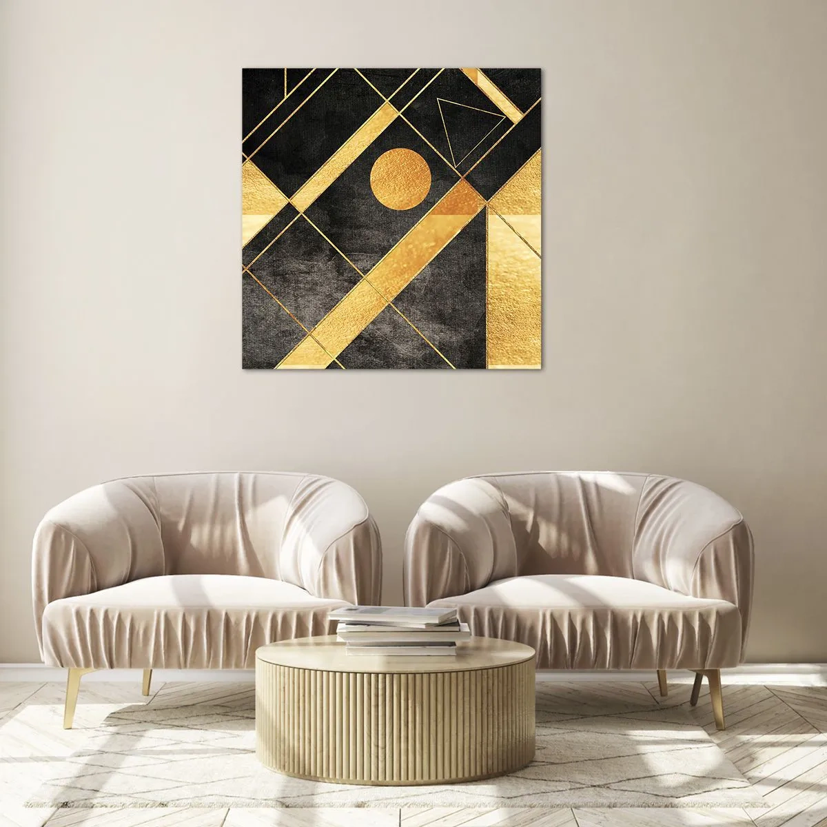 Obraz na skle - Slnko púšte - 60x60 cm