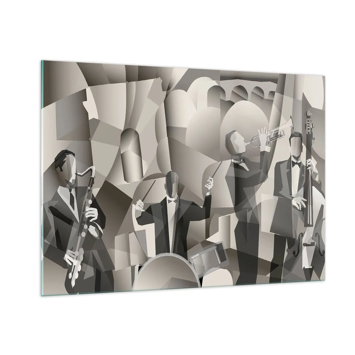 Obraz na skle - V priestore zvukov - 100x70 cm