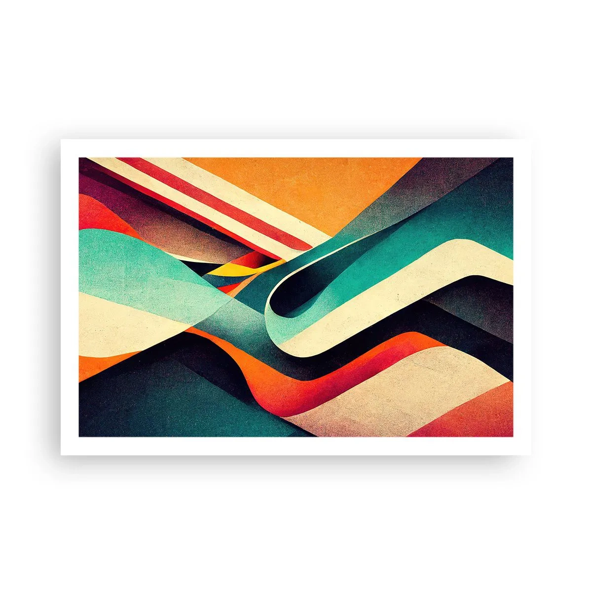 Plagát - Intenzívna kompozícia - 91x61 cm